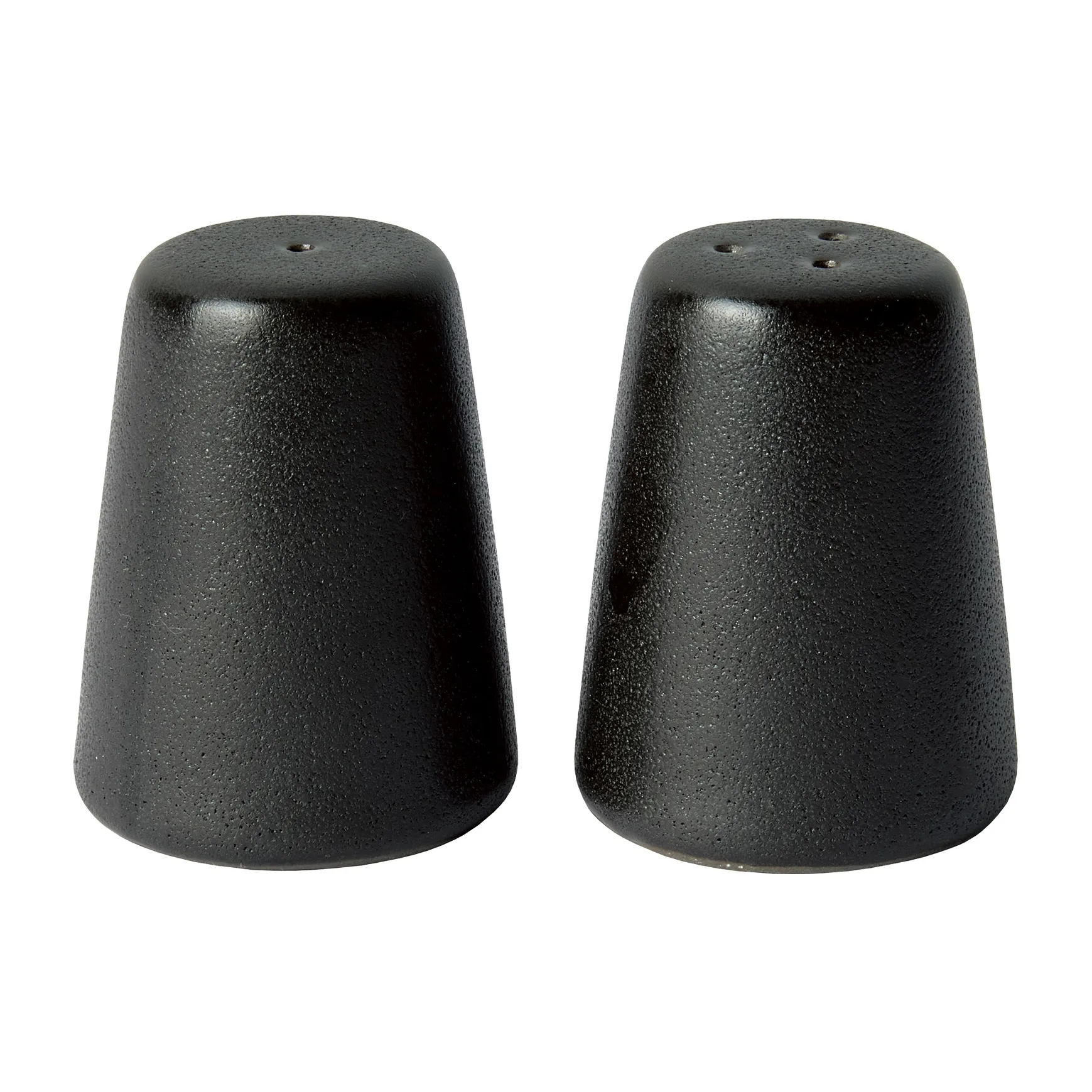 Raw salt and pepper set, Titanium 黑色 Aida