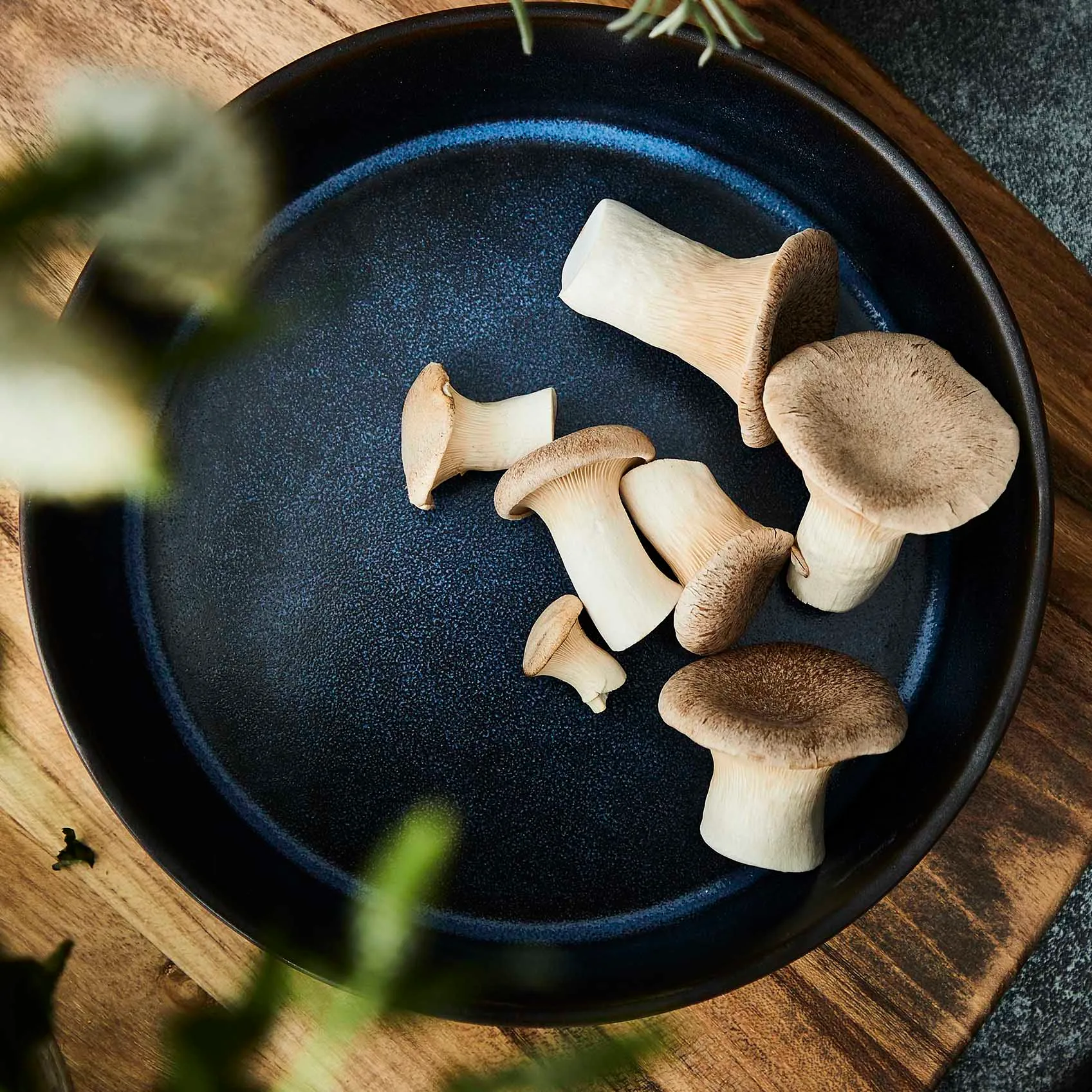 Raw soup 盘子 Ø19,4 cm, Midnight 蓝色 Aida