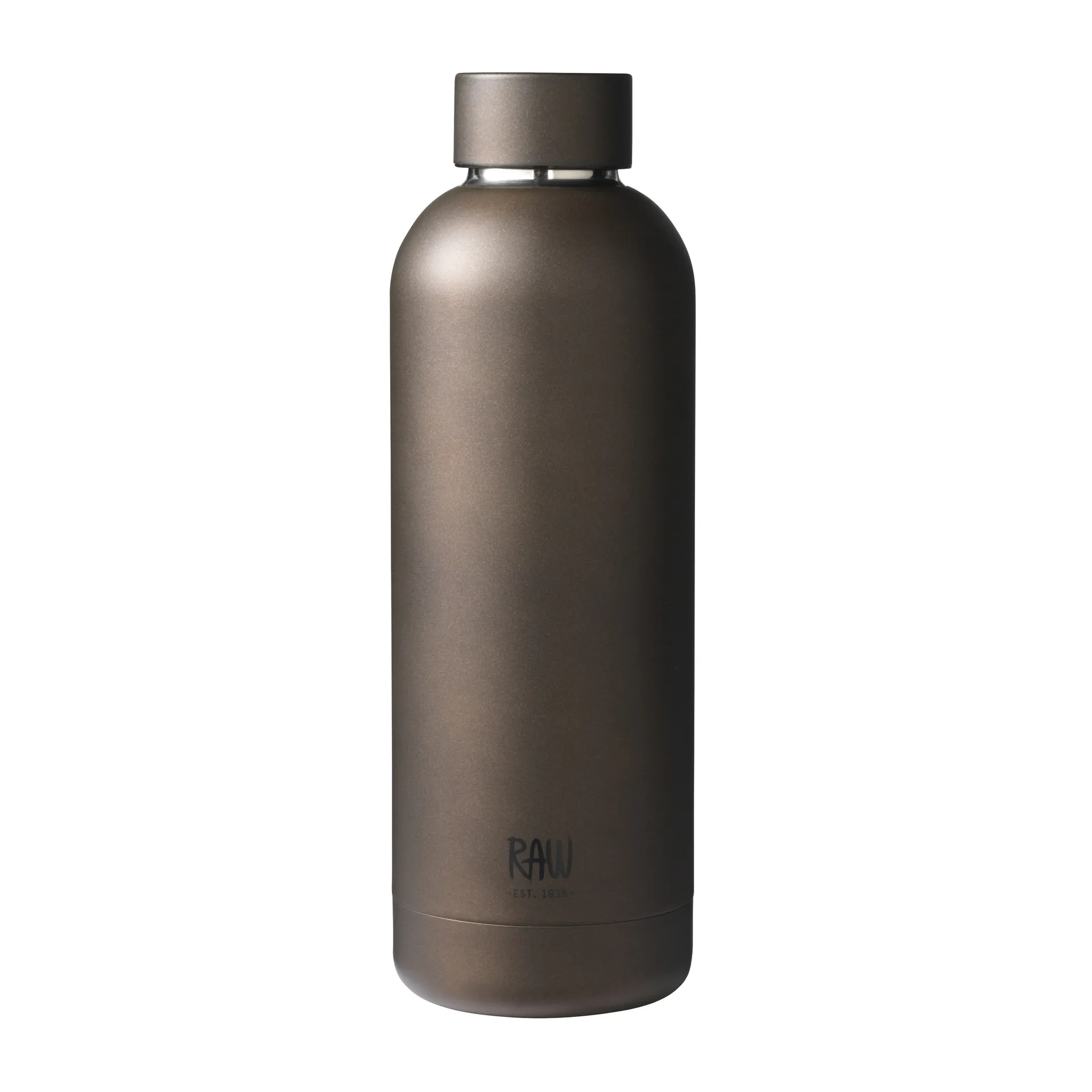 Raw thermos bottle 0.5 l, matte 棕色 Aida