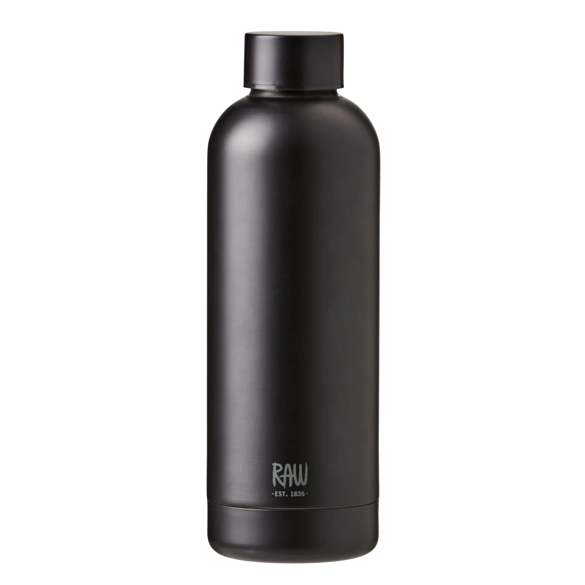 Raw thermos bottle 0.5 l, matte 黑色 Aida