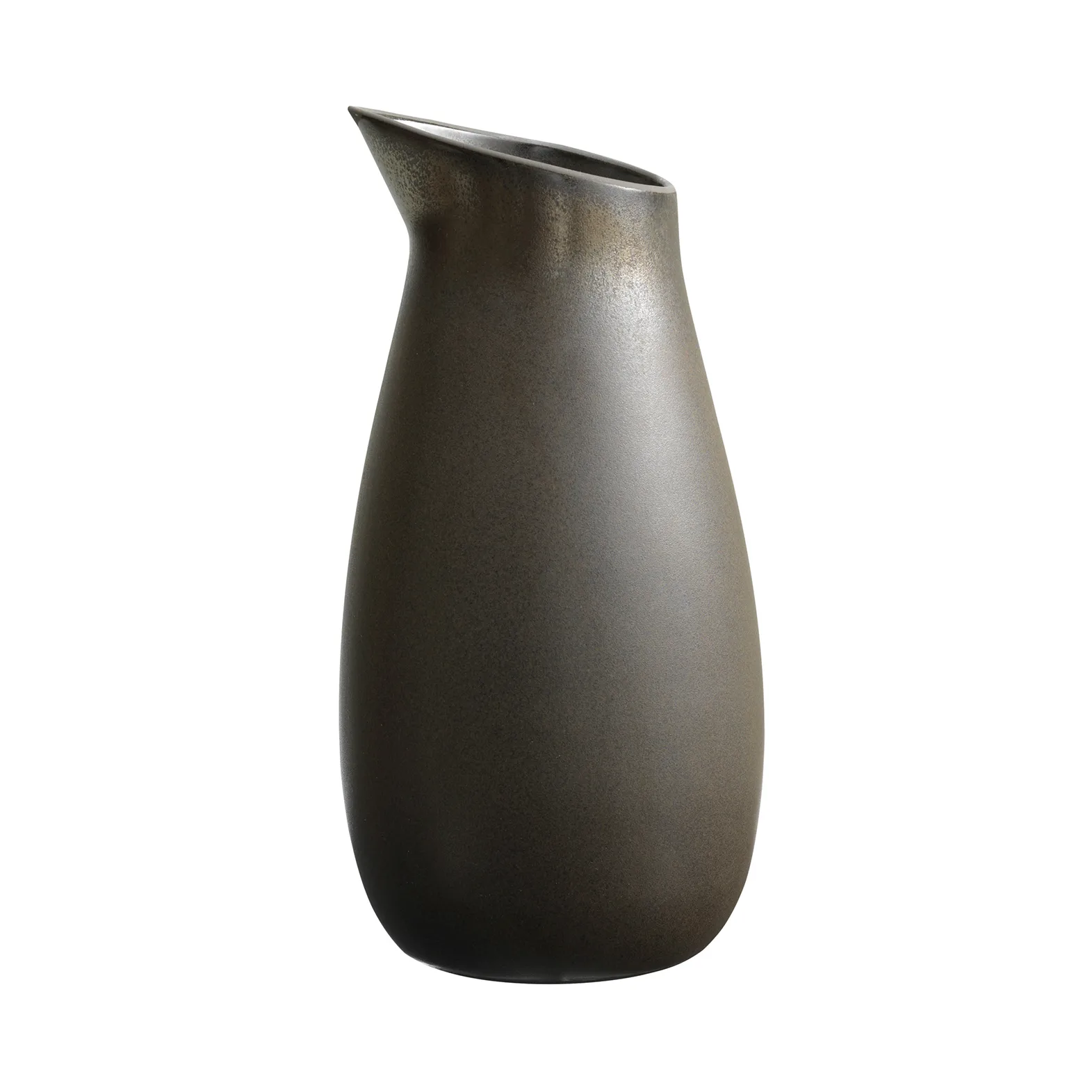 Raw water carafe stoneware 1.2 l, metallic 棕色 Aida