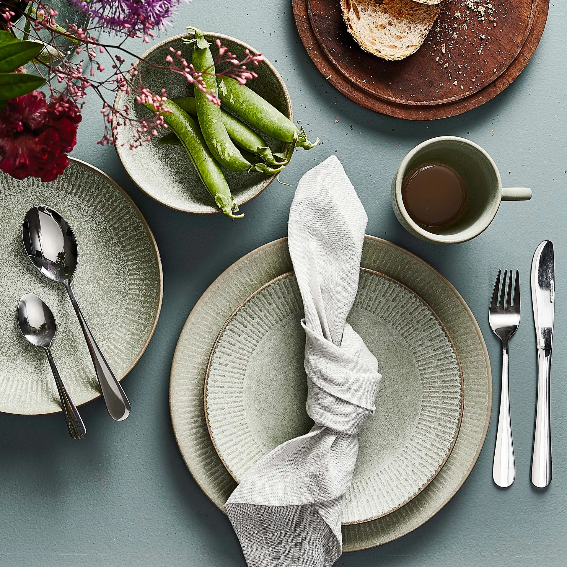 Relief 盘子 27 cm, 绿色 Aida