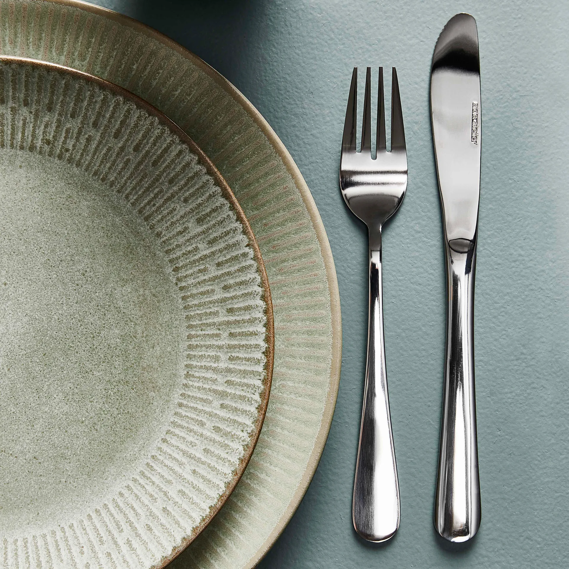 Relief 盘子 27 cm, 绿色 Aida