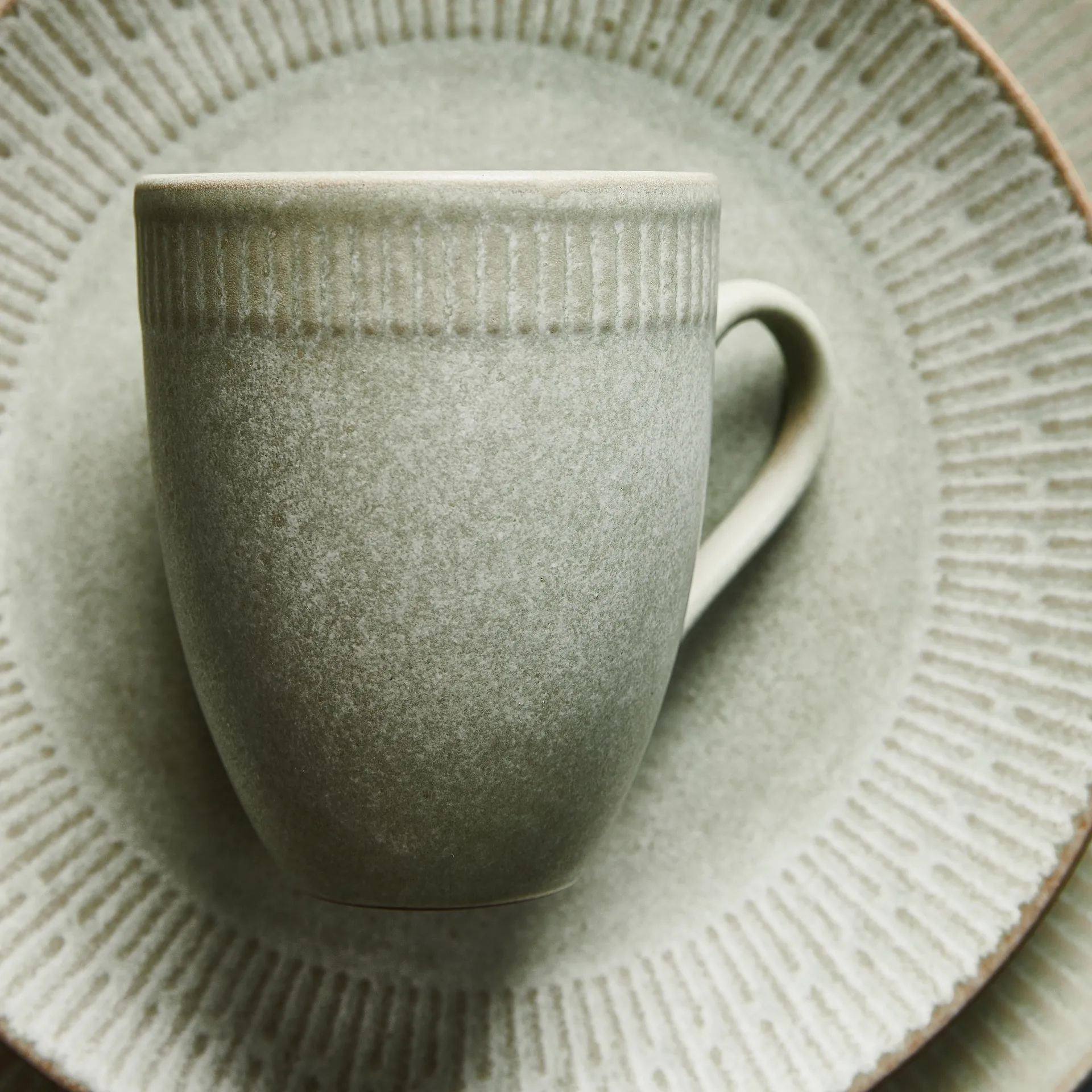 Relief 马克杯 30 cl, 绿色 Aida