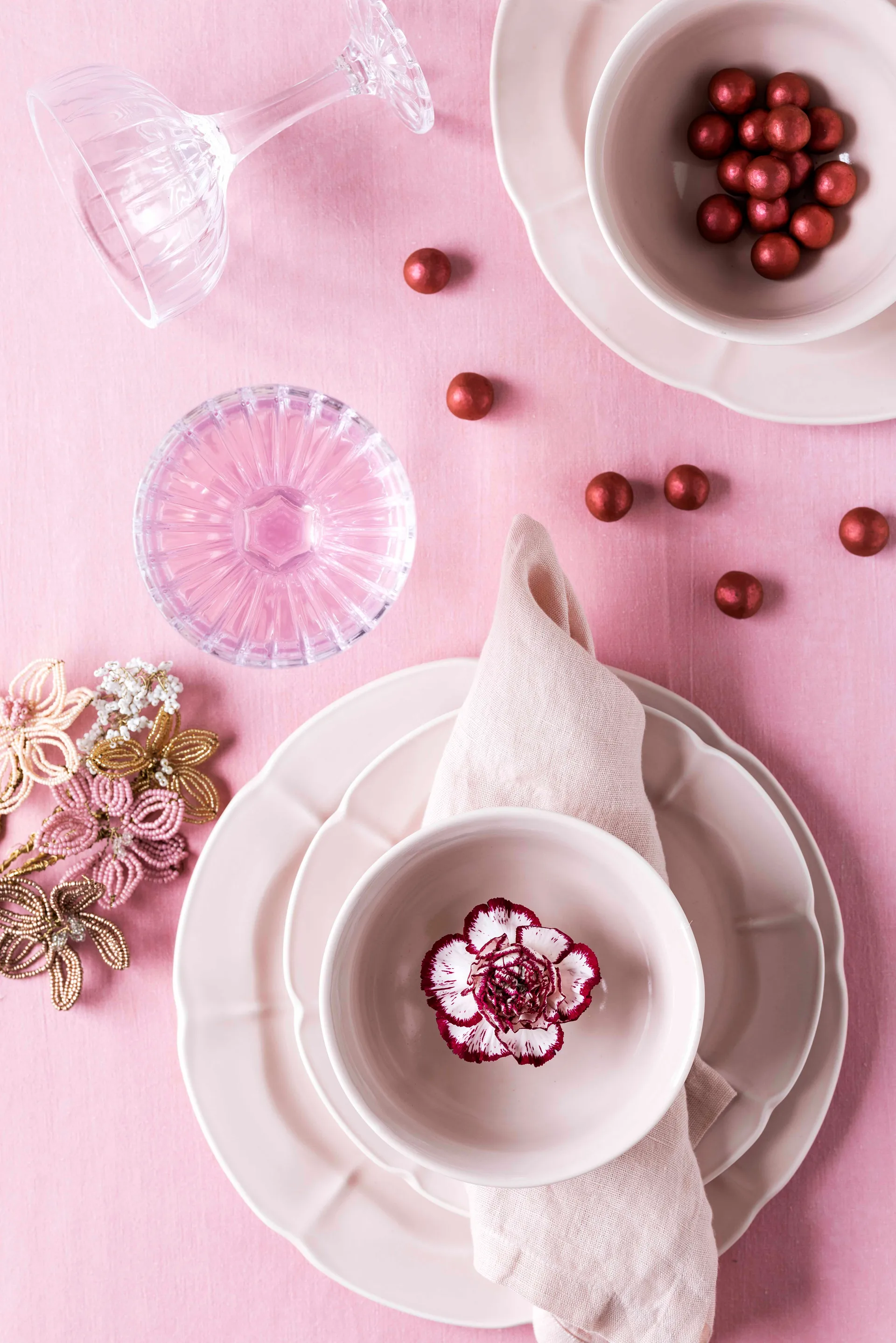 Søholm Solvej 小 盘子 22 cm, Soft pink Aida