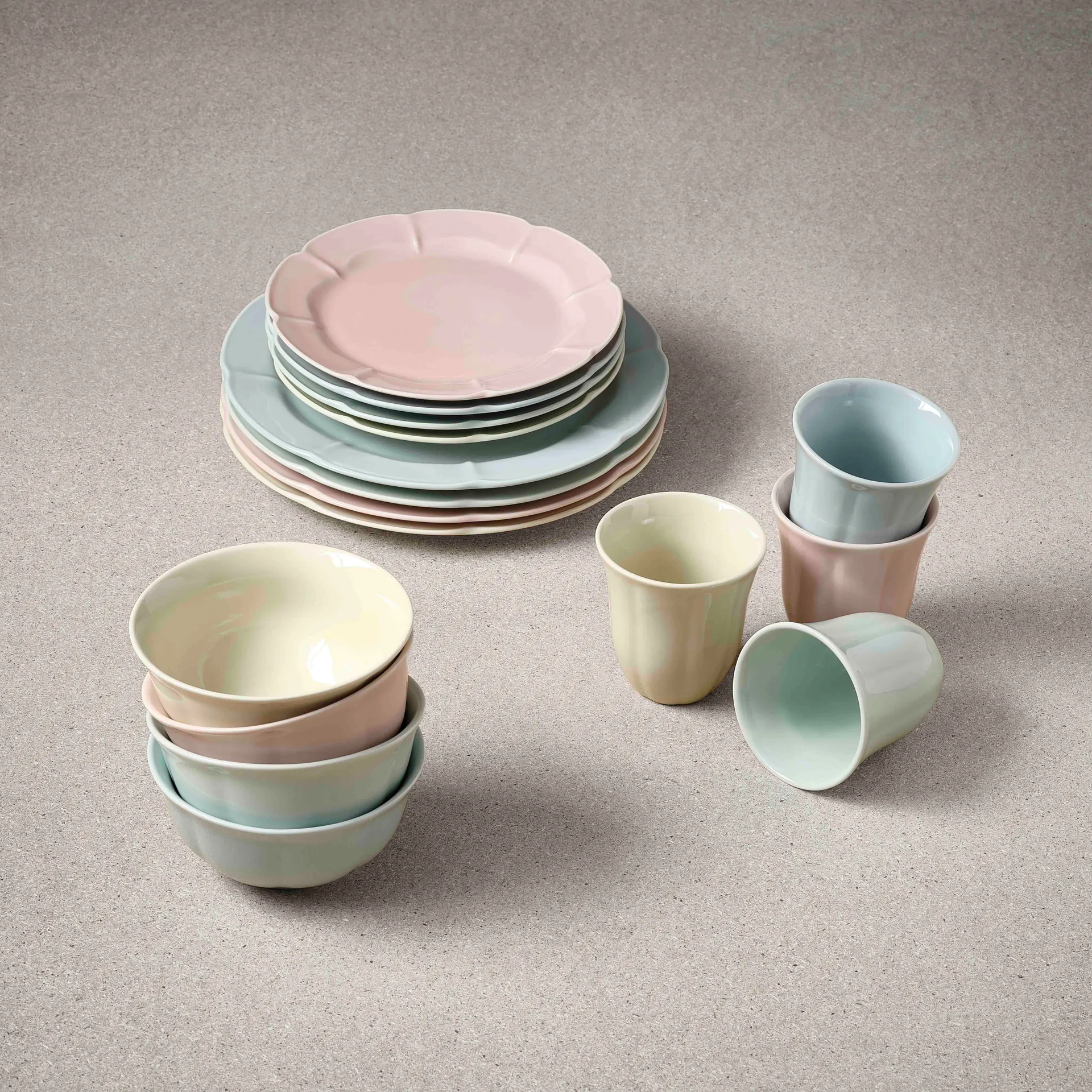 Søholm Solvej 小盘 22cm, 粉末蓝 Aida