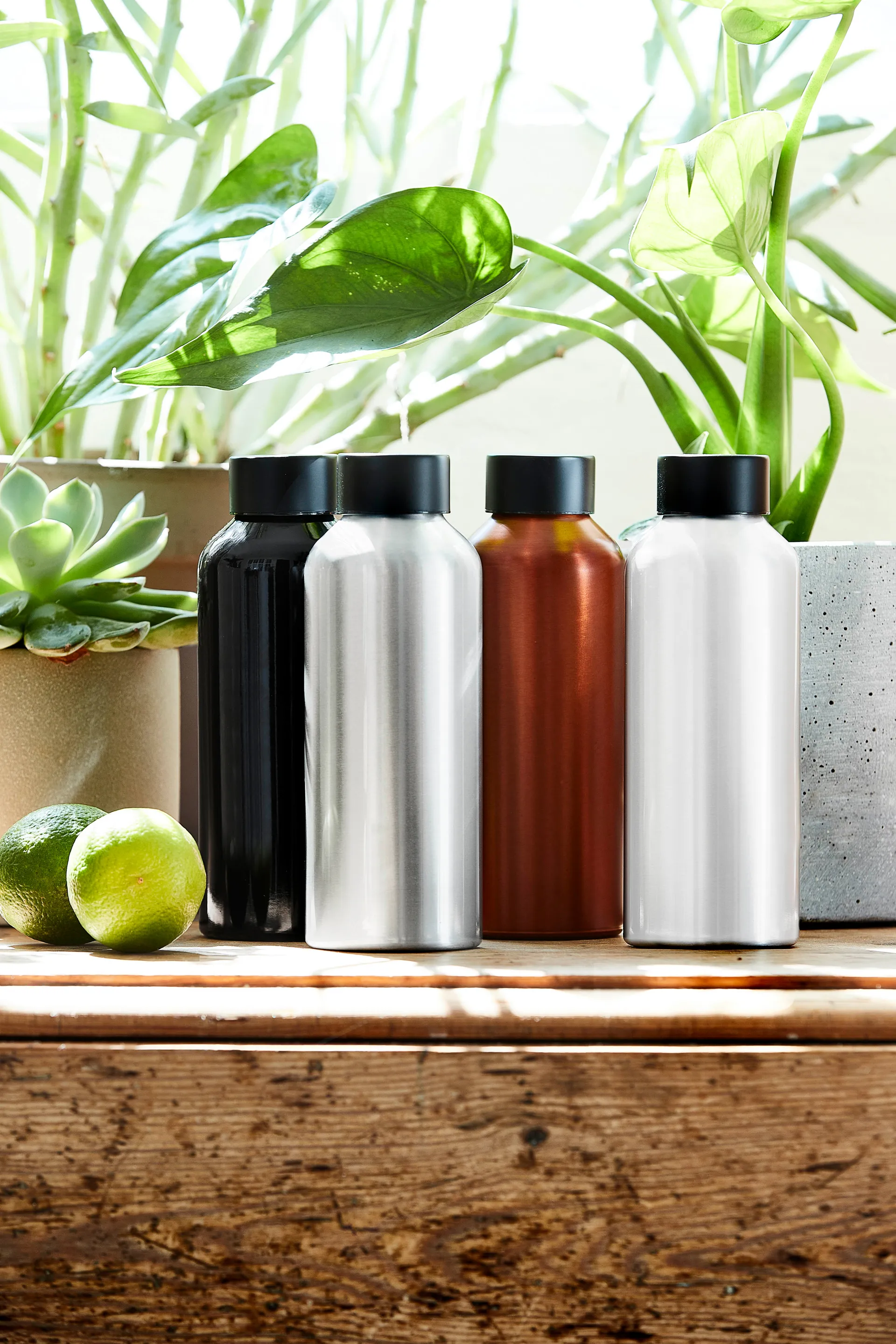 To Go aluminum flask 0.5 L, Shiny 白色 Aida