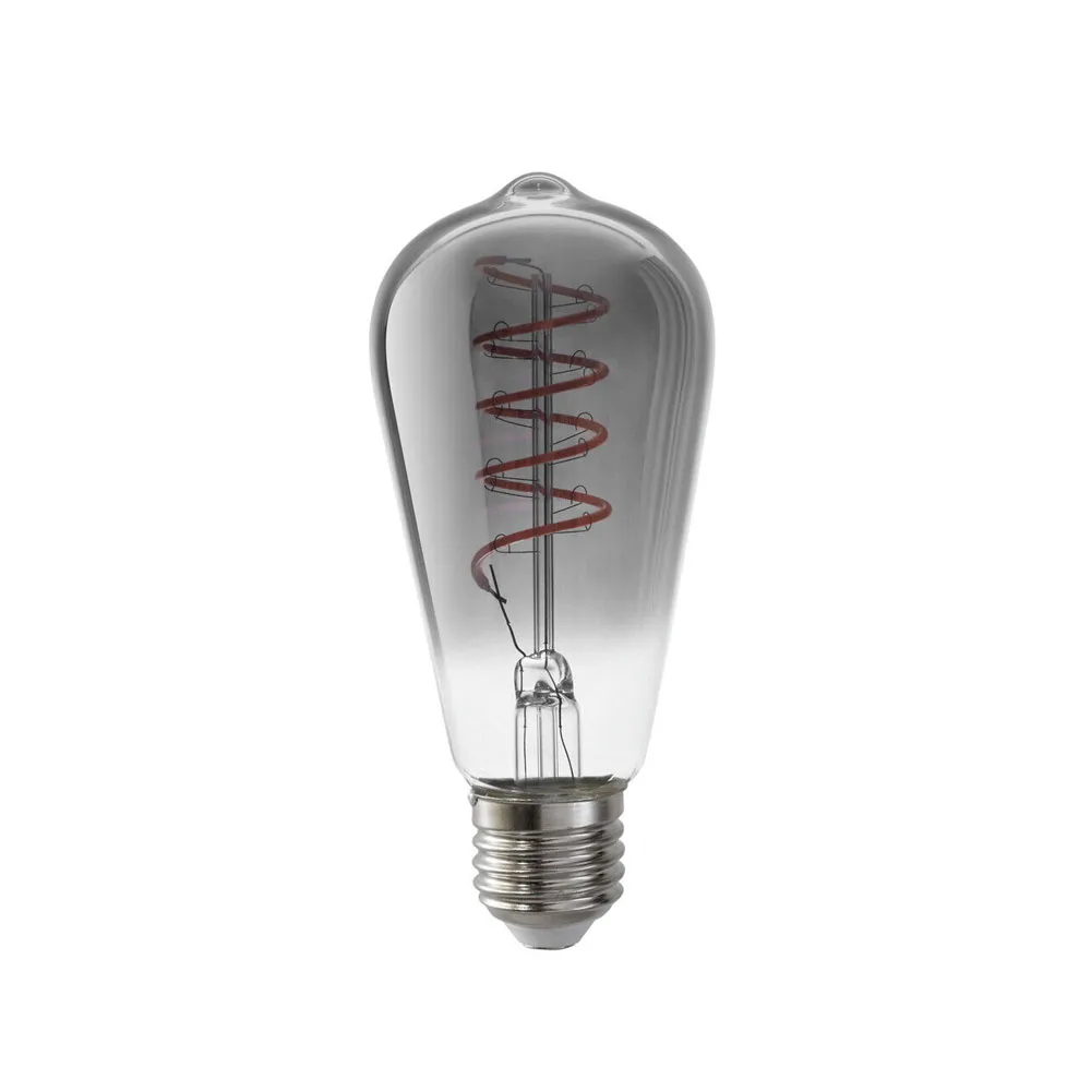 Airam Filament LED-Edison 光源, 烟熏, dimmable, spiral e27, 5w Airam