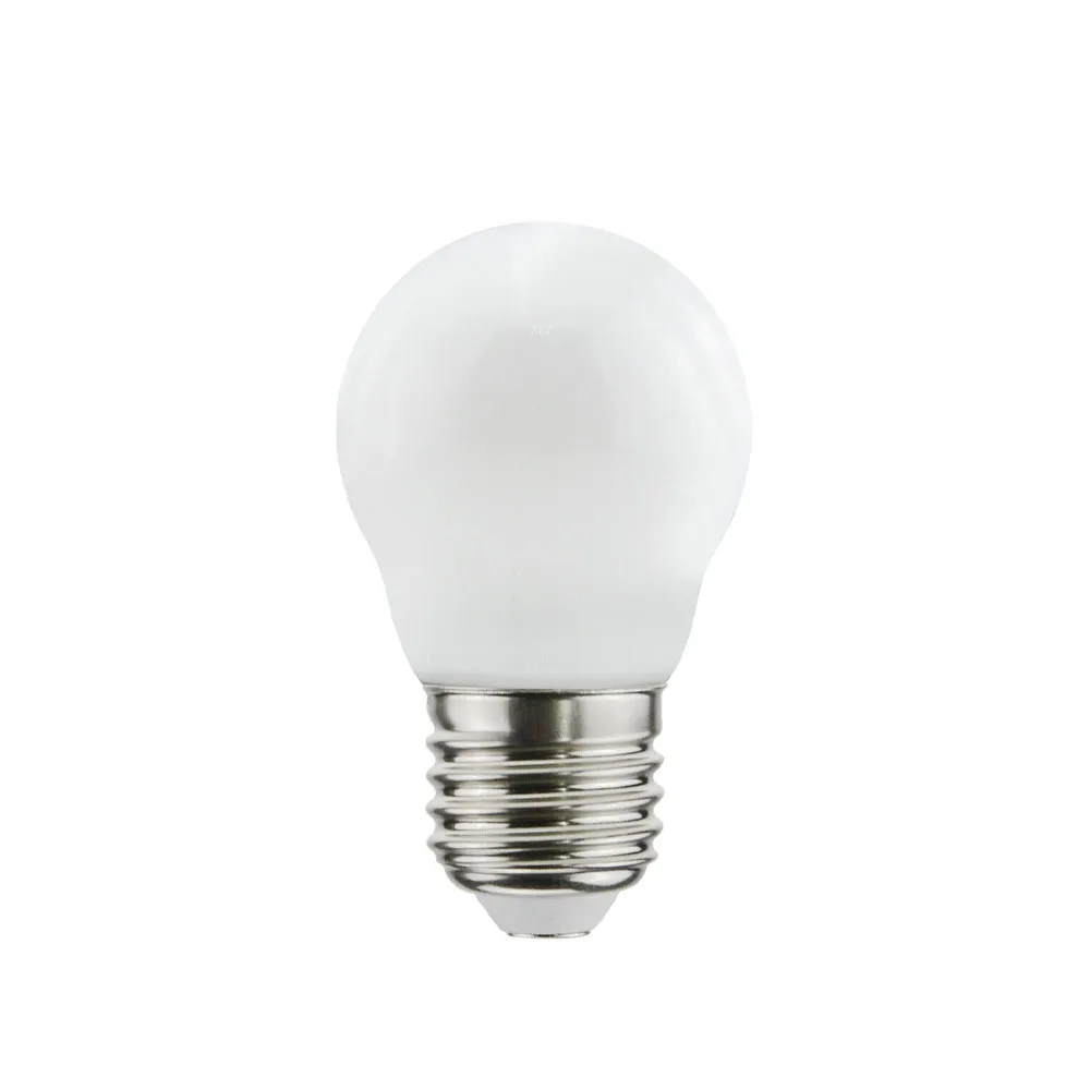 Airam 灯丝LED渐暖调色球形E27光源, 乳白玻璃_P45 E27_5W Airam