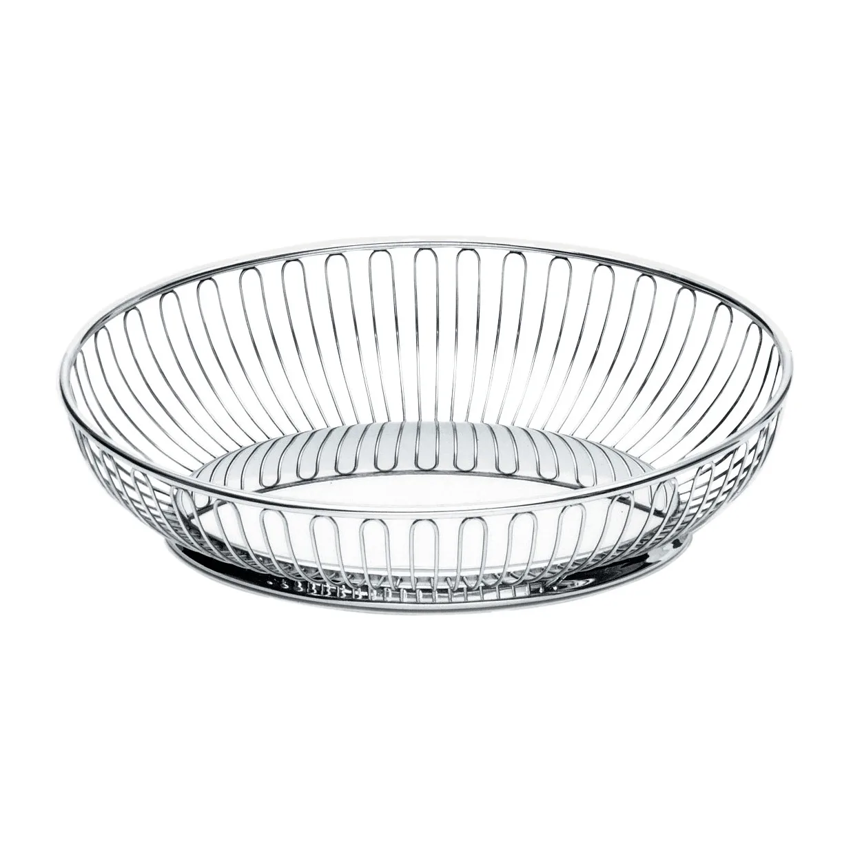 Alessi 椭圆形铁丝网篮 20x28cm, 不锈钢 Alessi