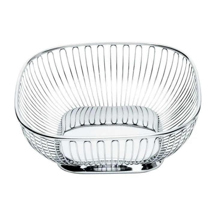 Alessi 铁丝网篮 23x23cm - 不锈钢 - Alessi