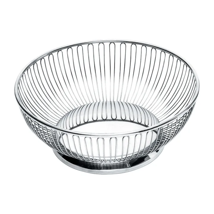 Alessi 铁丝网篮 Ø24.5cm - 不锈钢 - Alessi