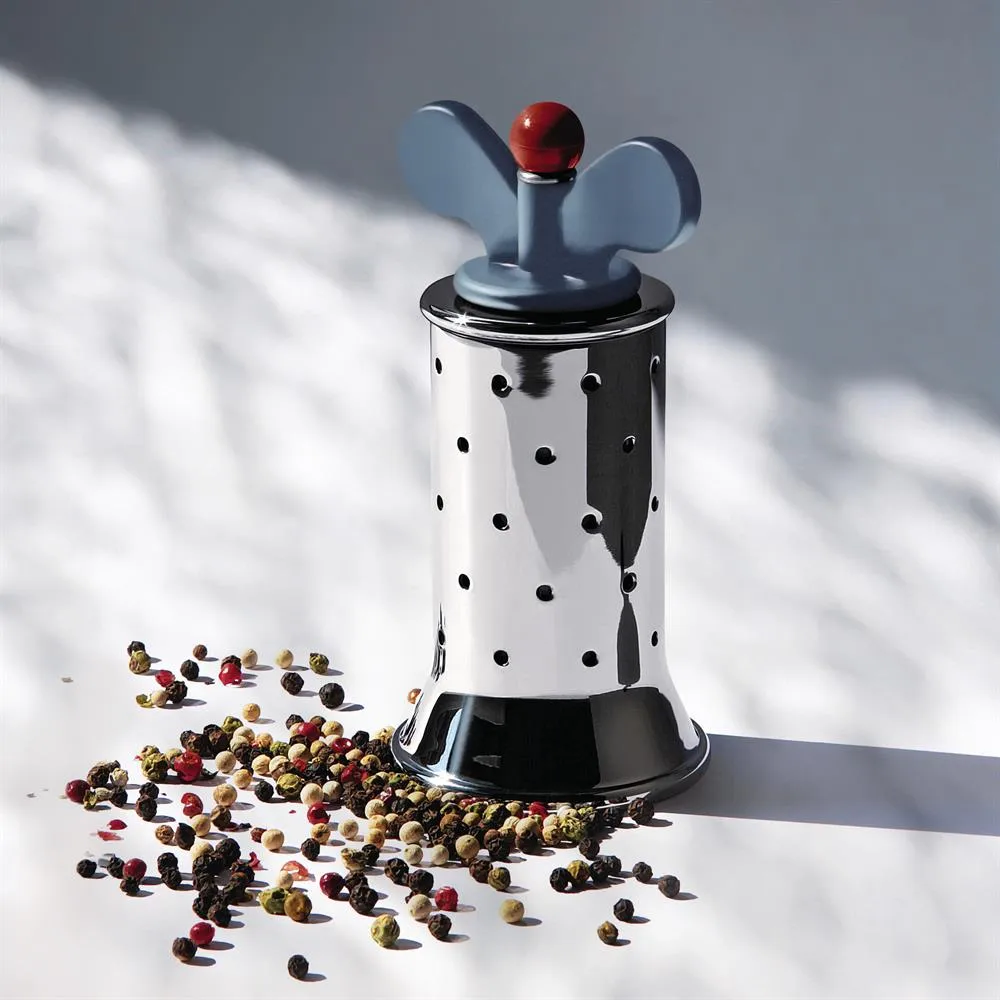 Alessi 胡椒研磨器, 蓝色_不锈钢 Alessi