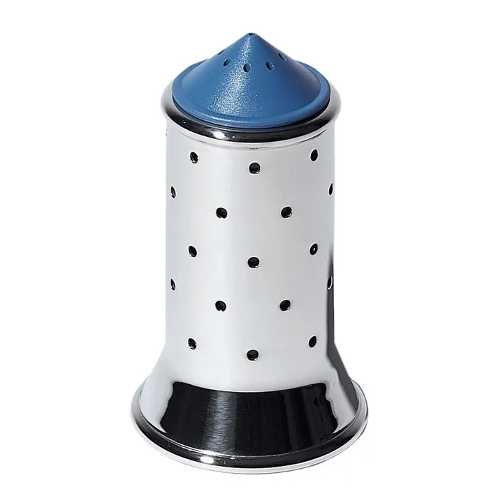 Alessi 盐罐 - 蓝色_不锈钢 - Alessi