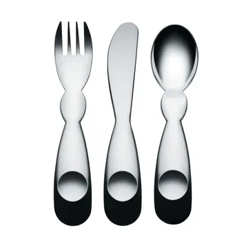 Alessini 儿童餐具刀叉勺套装 - 3 pieces - Alessi