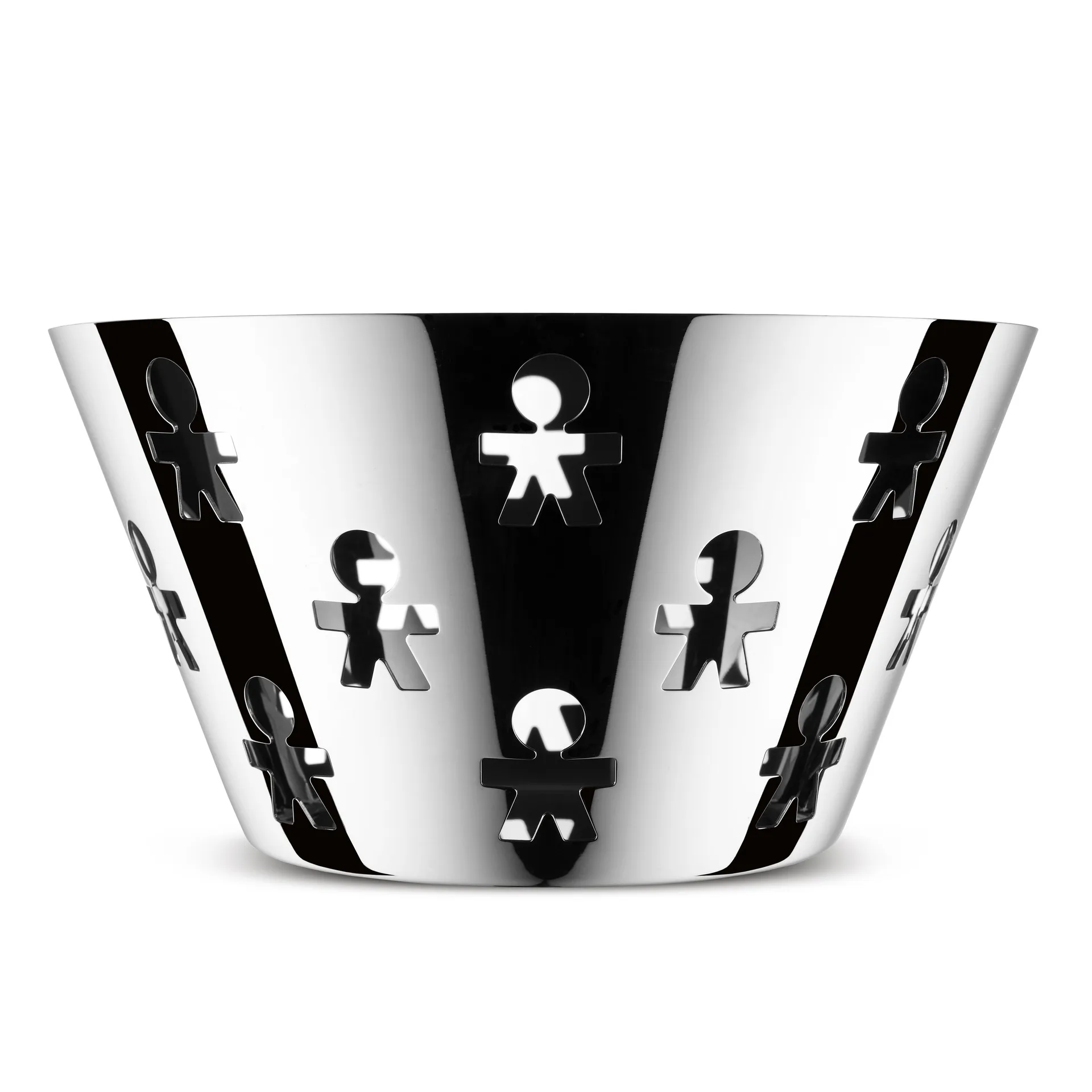 Girotondo 高型水果碗, 不锈钢 Alessi