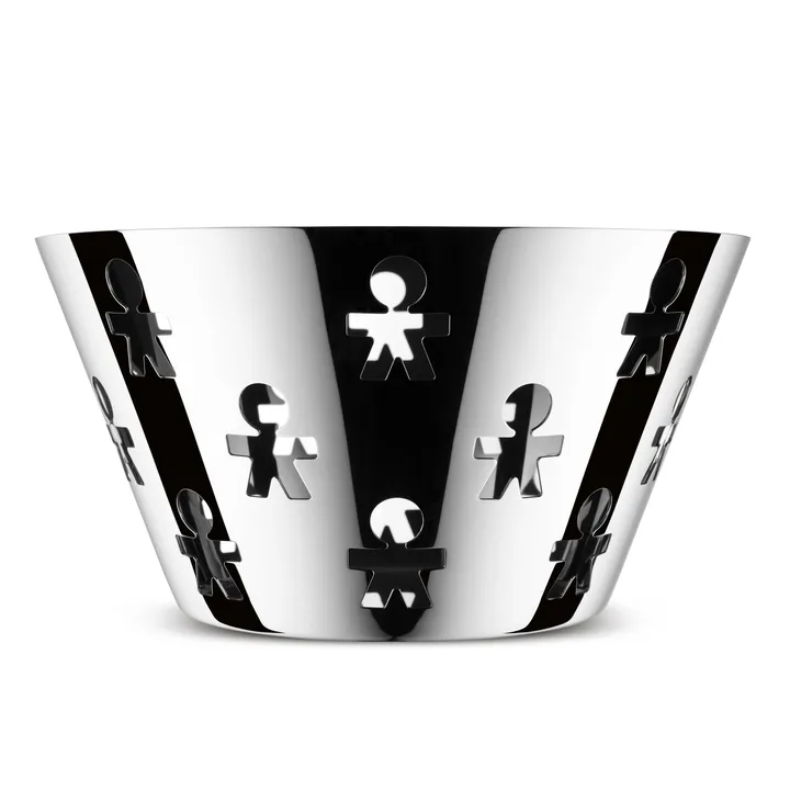 Girotondo 高型水果碗 - 不锈钢 - Alessi