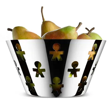 Girotondo 高型水果碗 - 不锈钢 - Alessi