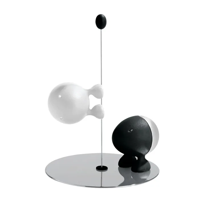 Lilliput 盐胡椒套装 - 黑色_白色 - Alessi