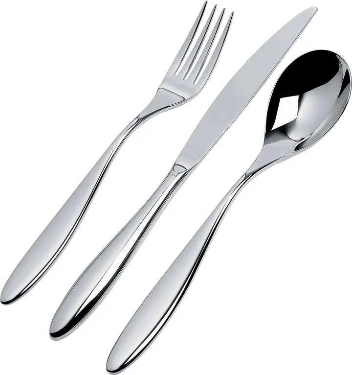 Mami Monobloc 餐具套装 24 pieces - 不锈钢 - Alessi