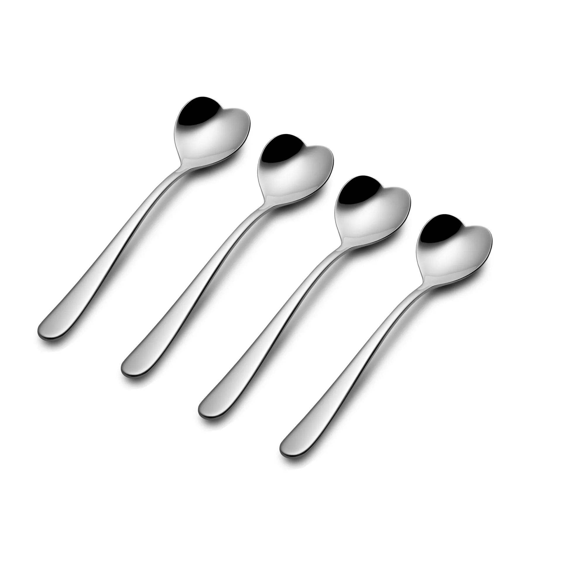 Miriam Mirri 勺子/茶勺  四件套装, 银色 Alessi
