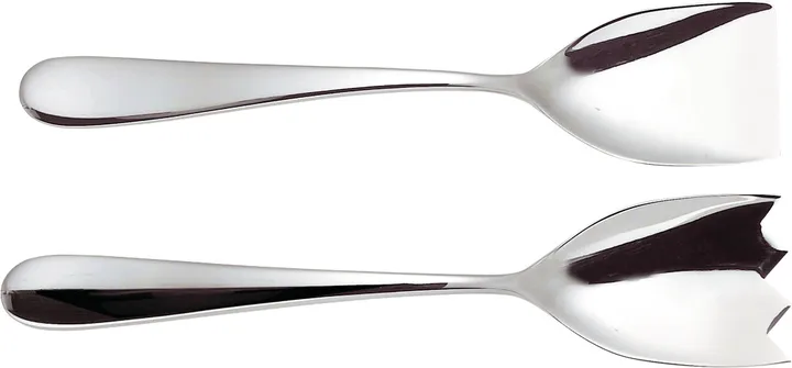 Nuovo Milano 沙拉餐具 - 铬色 - Alessi