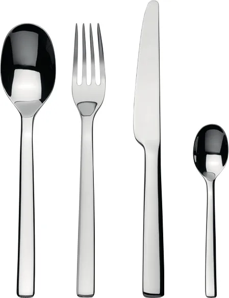 Ovale 餐具套装 24 pieces, 不锈钢 Alessi