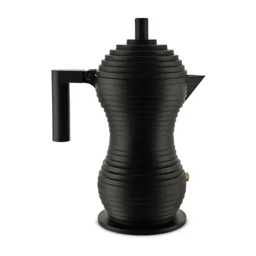 Pulcina 浓缩咖啡机 黑色 - 15 cl, 3 cups - Alessi