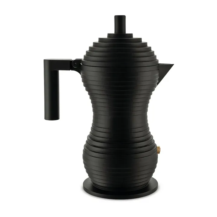 Pulcina 浓缩咖啡机 黑色 - 15 cl, 3 cups - Alessi