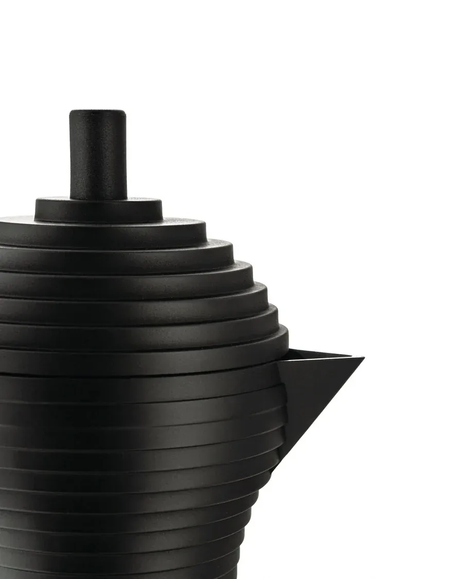 Pulcina 浓缩咖啡机 黑色, 15 cl, 3 cups Alessi