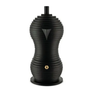 Pulcina 黑色意式浓缩咖啡机 - 150ml_3个杯装 - Alessi