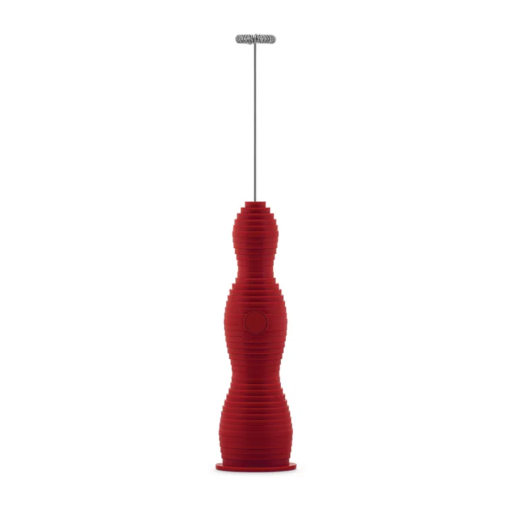 Pulcina 打奶泡器 27.5cm - 红色 - Alessi