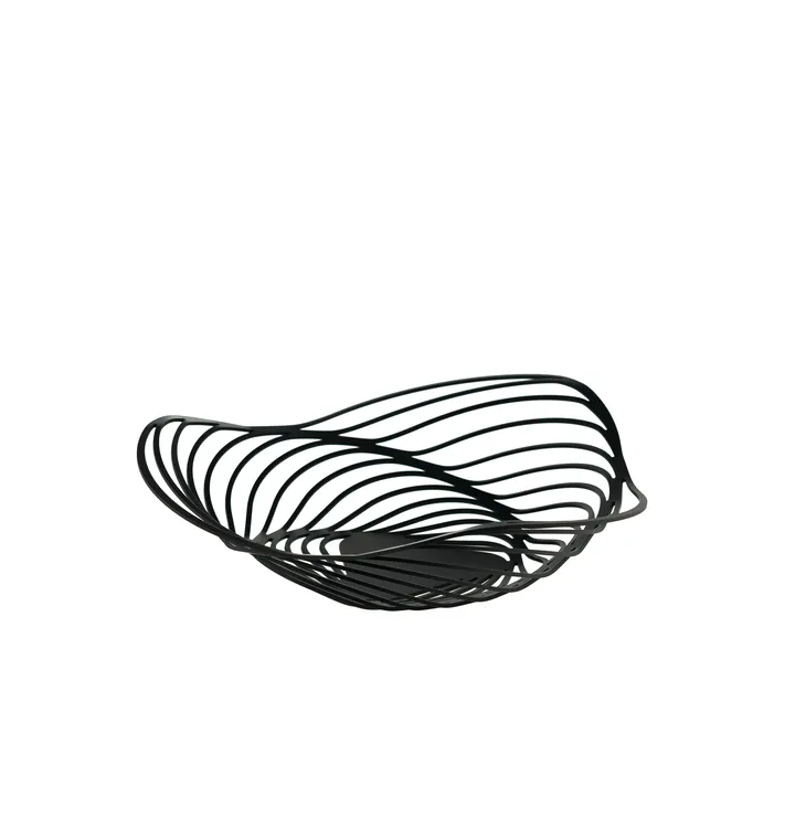 Trinity 水果篮 33 cm - 黑色 - Alessi