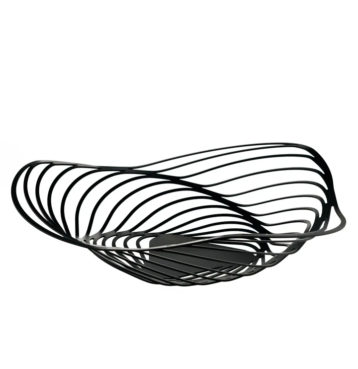 Trinity 水果篮 43 cm - 黑色 - Alessi