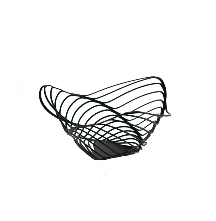 Trinity high 水果篮 26 cm - 黑色 - Alessi