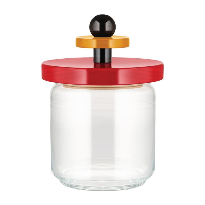 Twergi 玻璃密封罐/储存罐 0.75 L - 红色 - Alessi