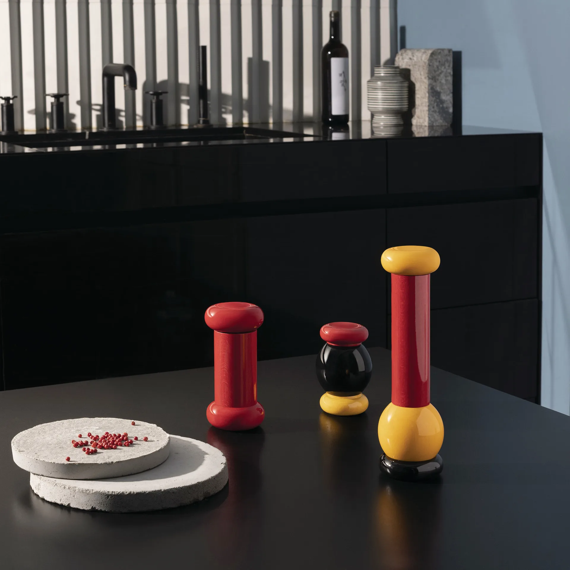 Twergi 盐胡椒研磨器23cm, 红色 Alessi