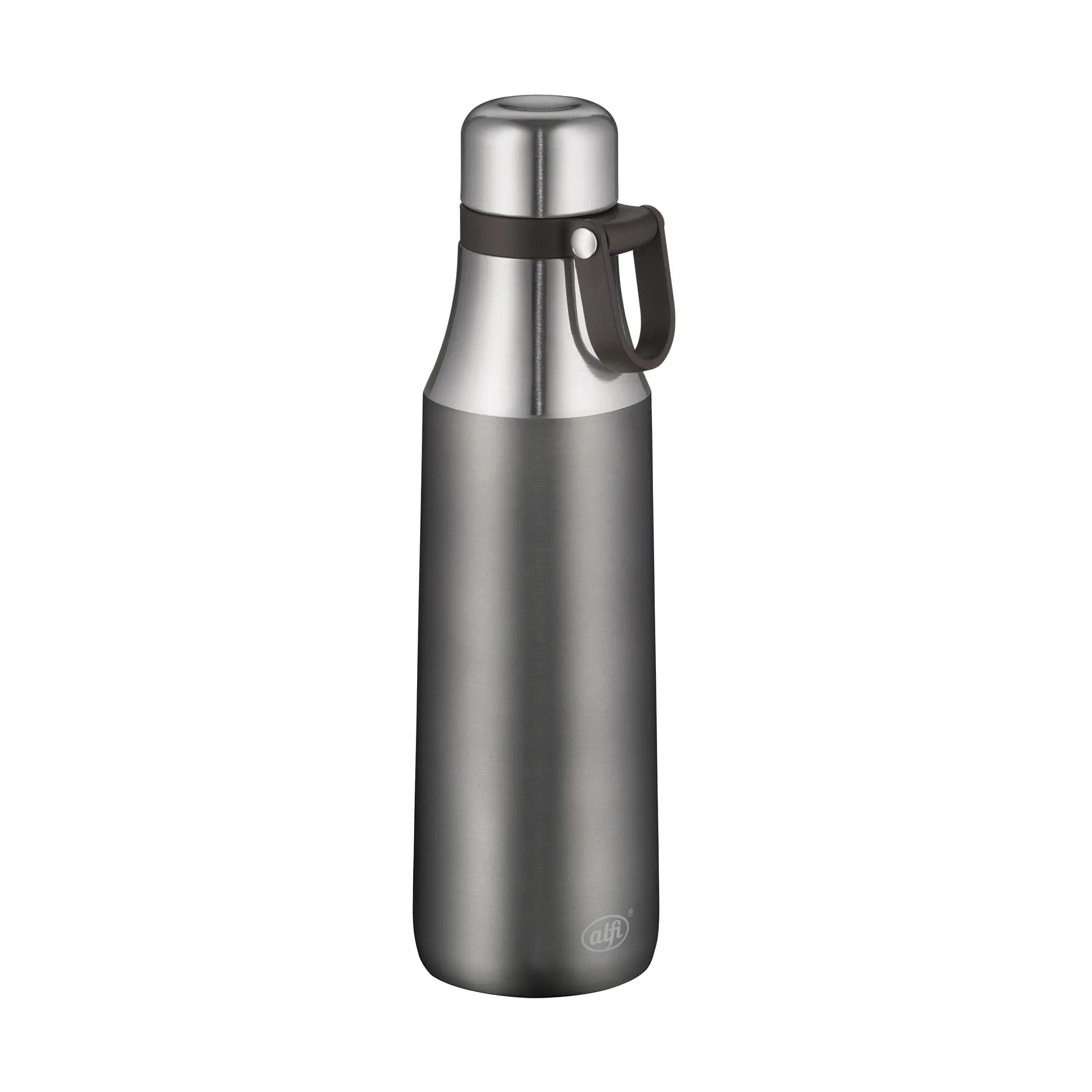 City vattenbottle double walled 0.5 l, Grey satin Alfi