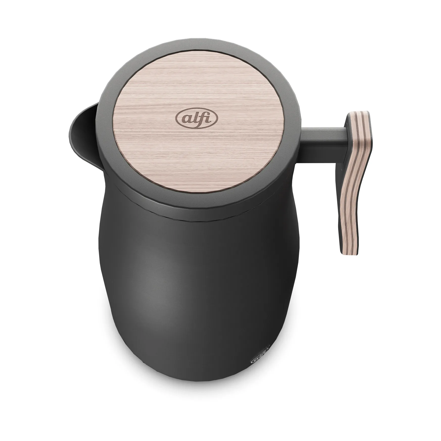 Studio Allure 保温杯 水壶/水瓶 1 l, Matt black Alfi