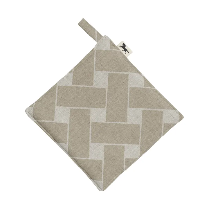 Basket XL 防烫垫23x23cm - 自然灰褐色 - Almedahls