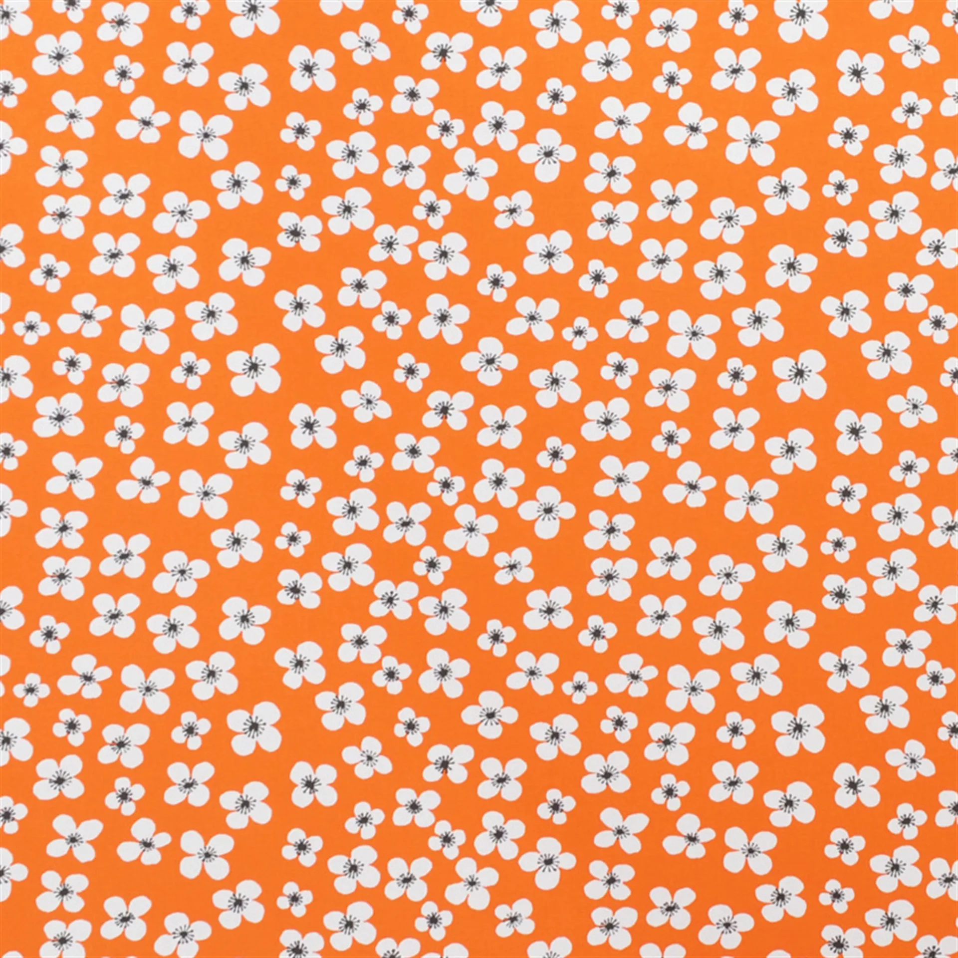 Belle Amie 纺织品 (fabric) orange, 橘色-白色 Almedahls