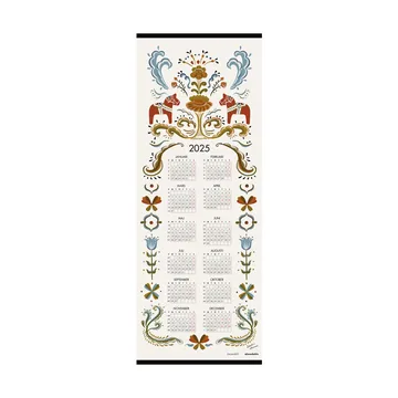 Dalahorse Calendar 2025 - 35x90 cm - Almedahls