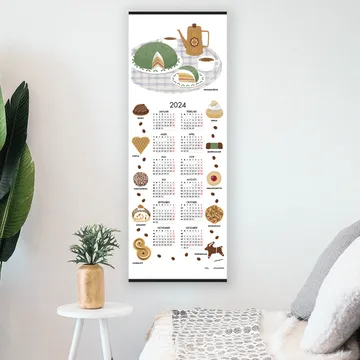 Fika calender 2024 - 35x90 cm - Almedahls