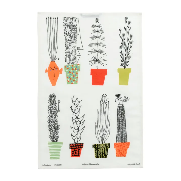 Italiensk flower shelf 厨房巾47x70cm - 多色 - Almedahls
