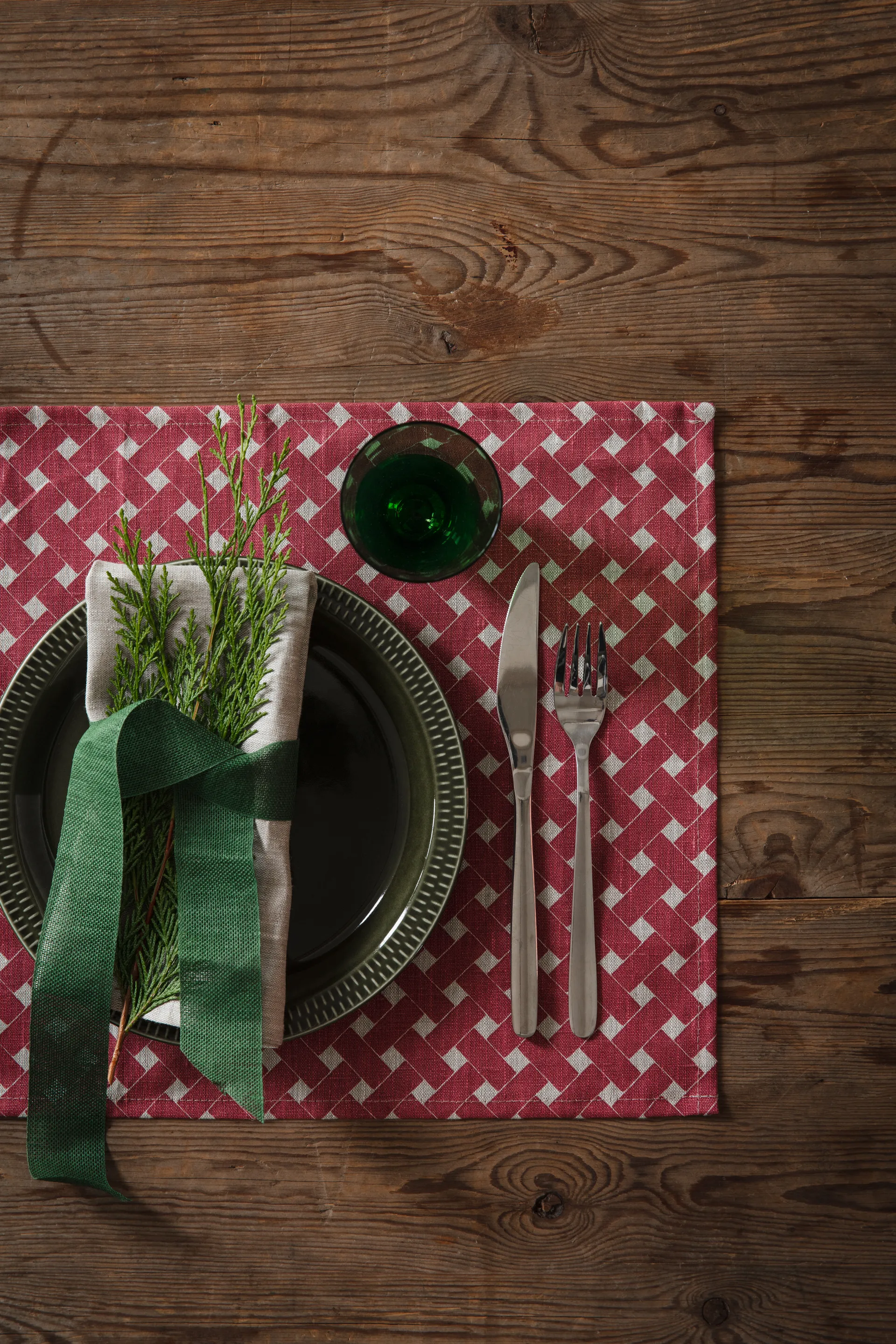 Korg 餐垫 34x45 cm 两件套装, Red Almedahls