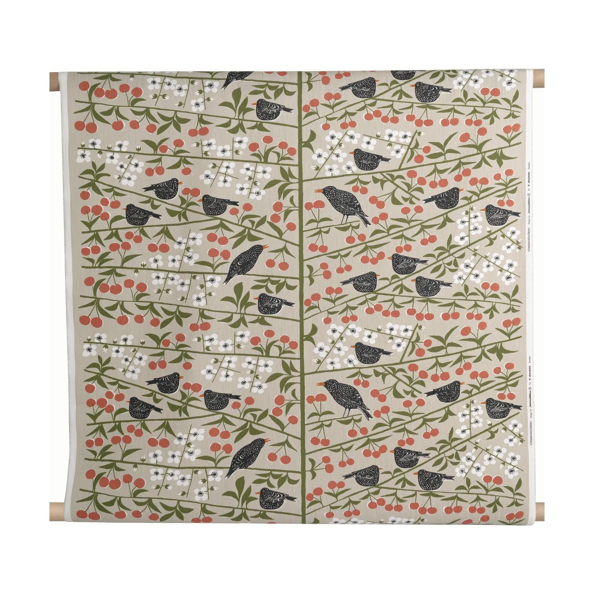 Körsbärsträdgården 纺织品, 米色 Almedahls