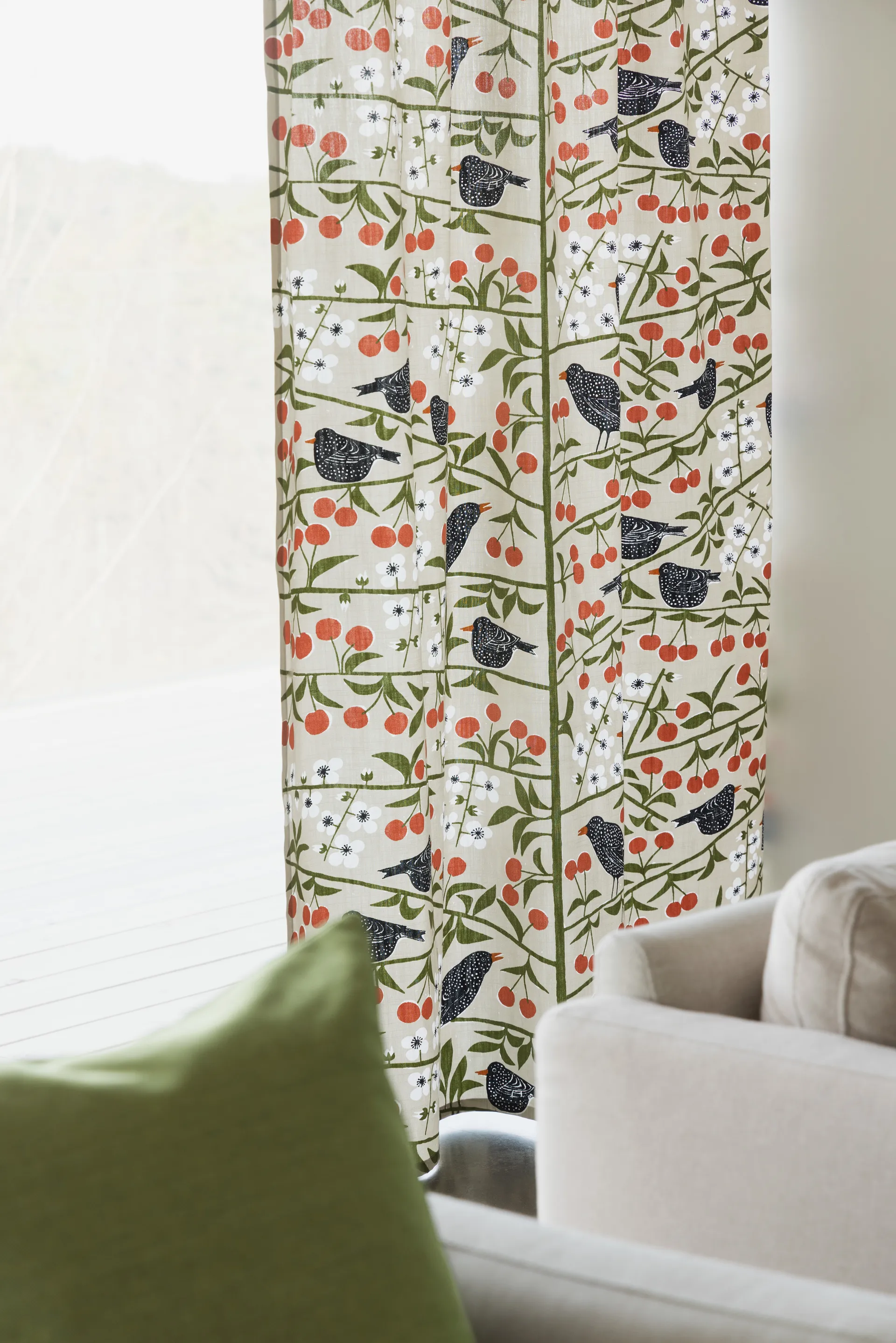 Körsbärsträdgården 纺织品, 米色 Almedahls