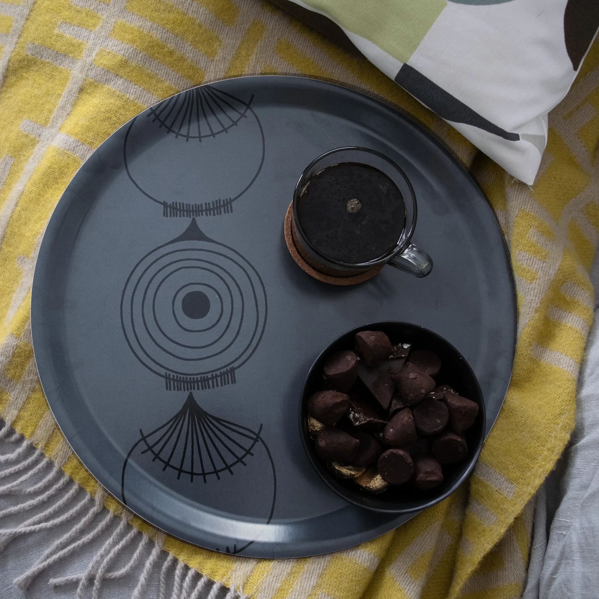 Pickepin 毯子 130x170 cm, Oliv (黄色) Almedahls