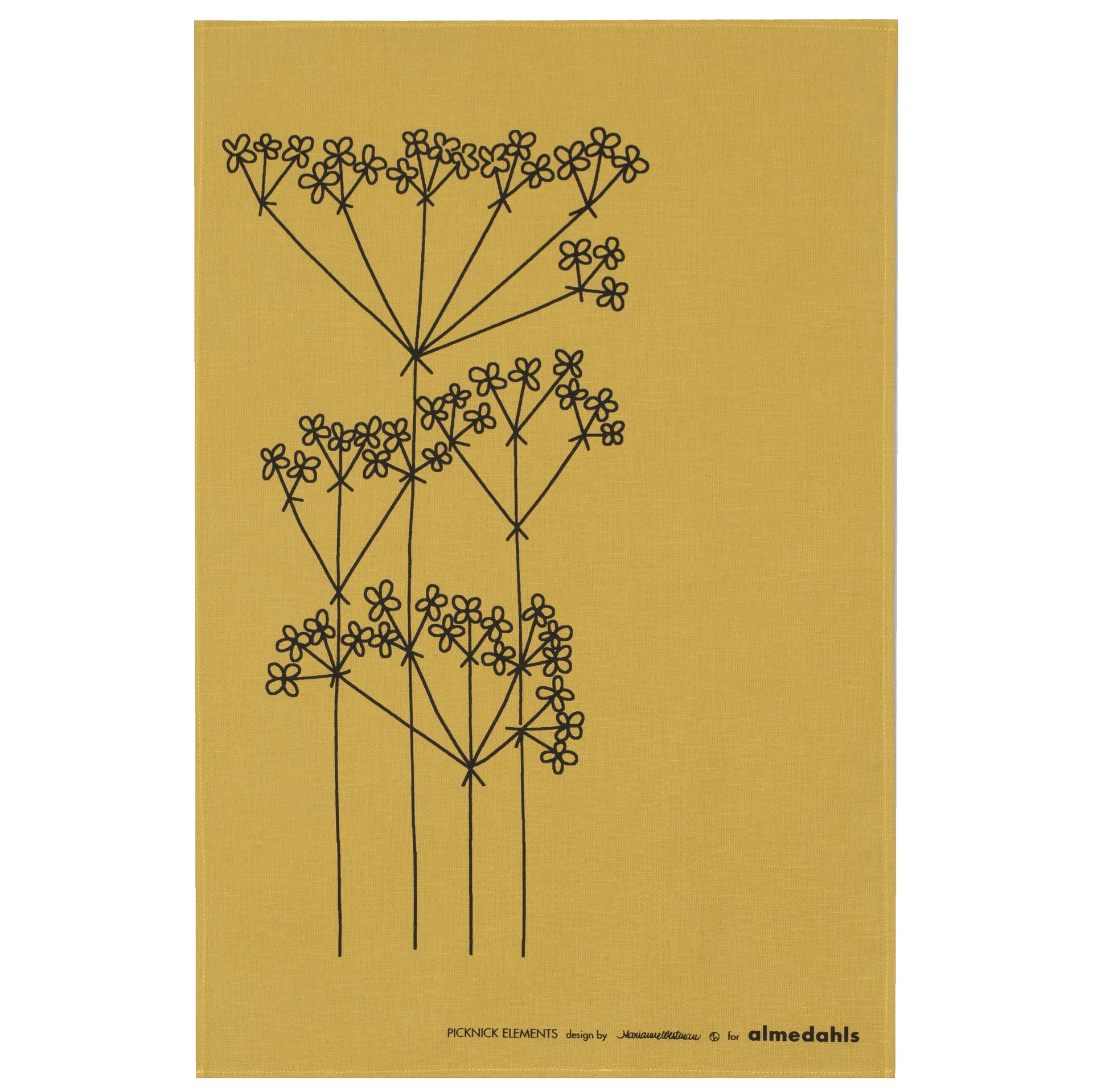 Picknick 厨房巾, Ochre Almedahls