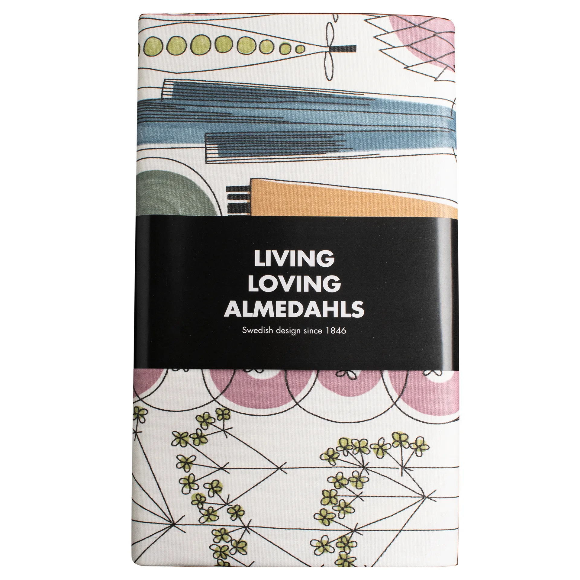 Picknick oilcloth 145x220 cm, 蓝色-粉色 Almedahls